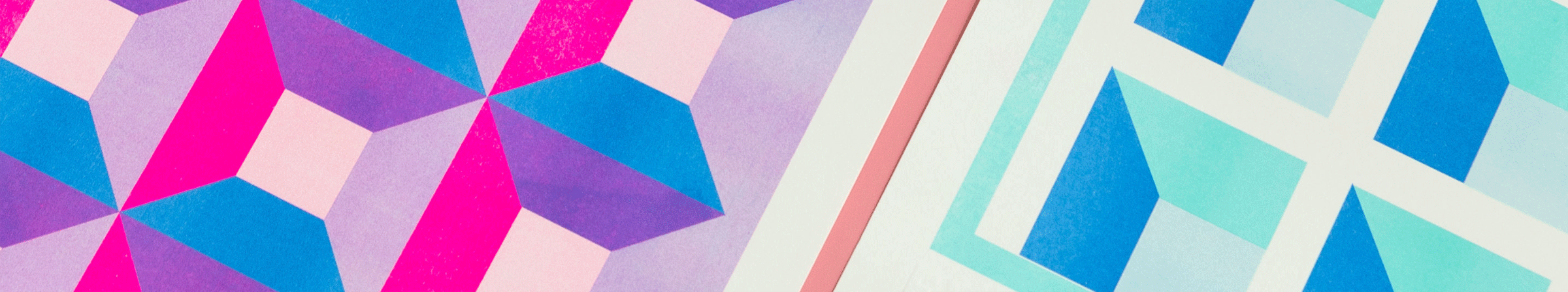 Geometric Risograph Prints