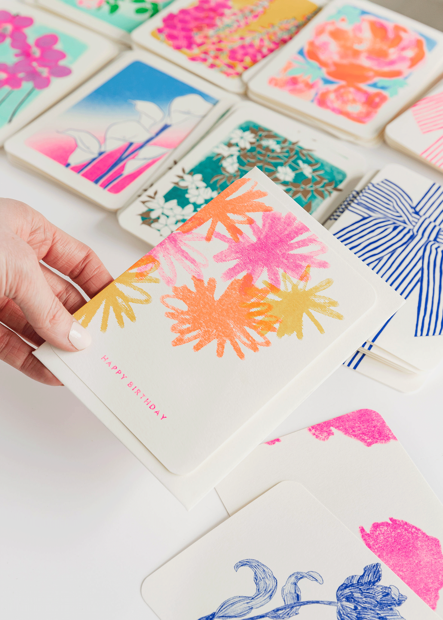 risograph birthday card