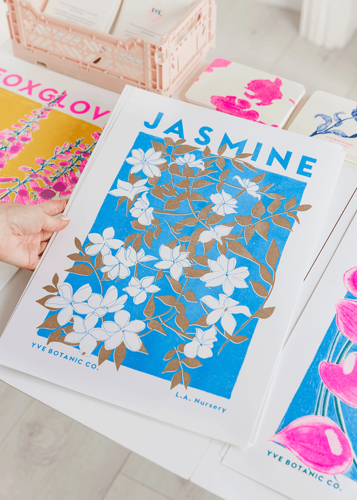 jasmine risograph print