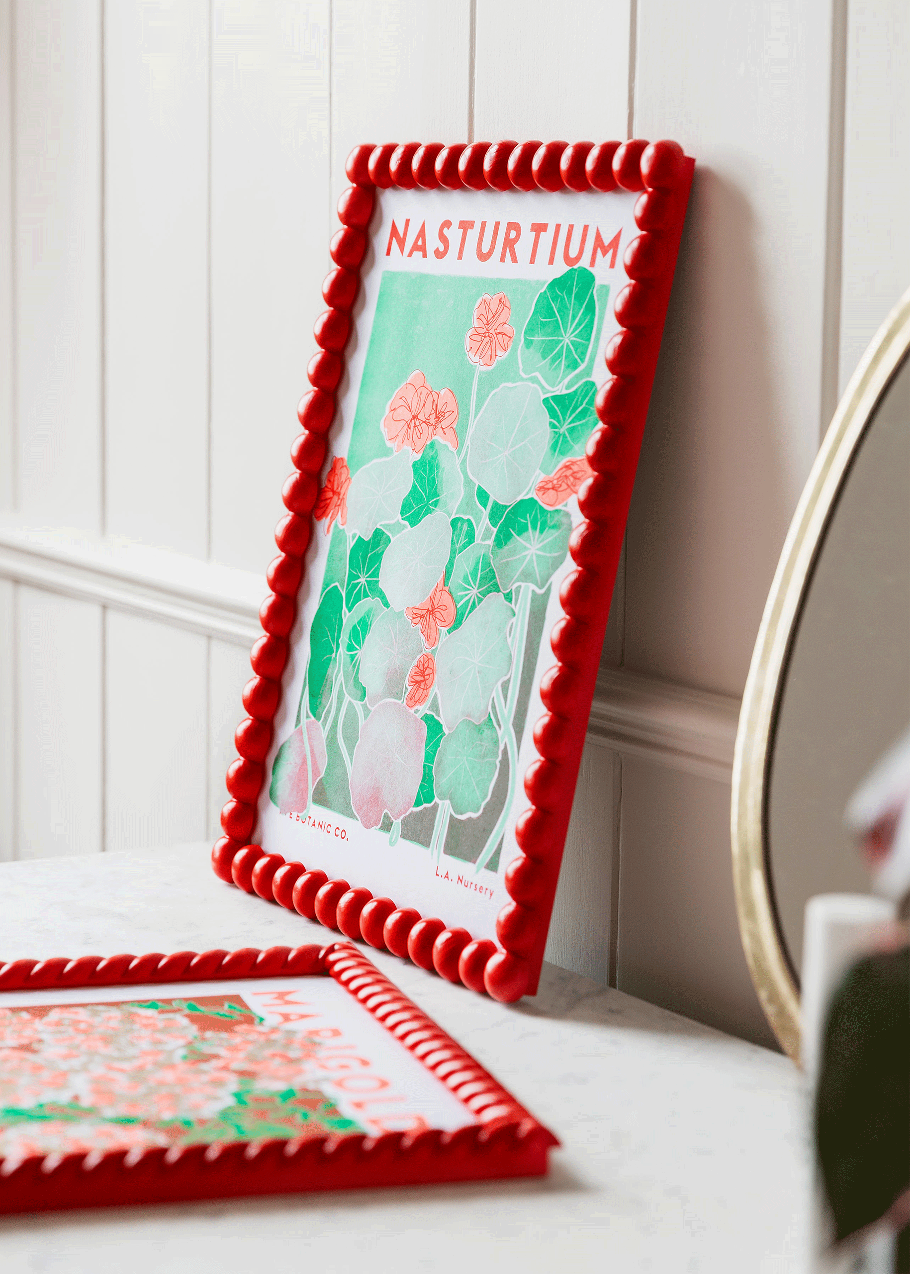 nasturtium riso print