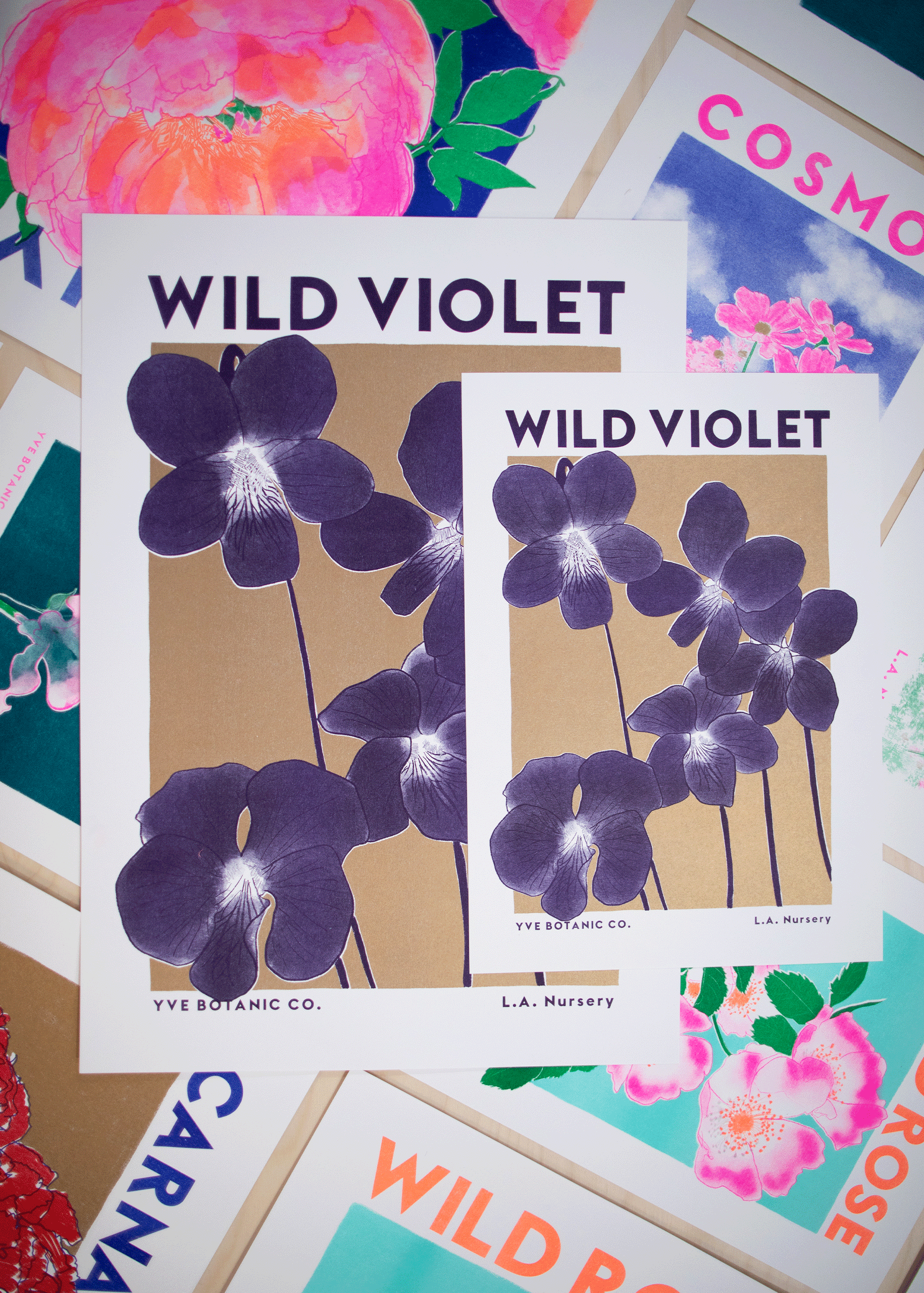 wild violet prints